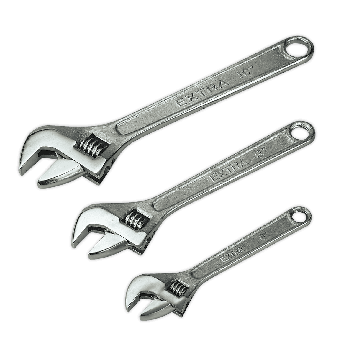 Adjustable Wrench Set 3pc 150, 200 & 250mm - CNS Tooling and Abrasives